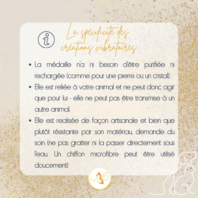 Médaille vibratoire personnalisée pour animaux – Image 12